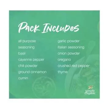 Generic Simply Organic Starter Spice Gift Set, 0.33 Ounce (Pack of 12)