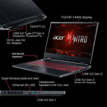 Acer Nitro 5 AN515-58: i5, RTX 3050 Ti, 144Hz