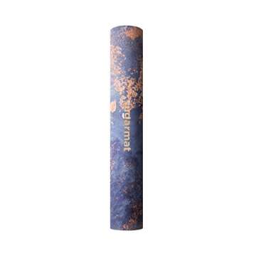Sugarmat Luxurious & Non-Slip 3mm Suede Yoga Mat for Yoga & Pilates (Includes Yoga Strap) - Dream Catcher Blue - Non-Faded Blue Color