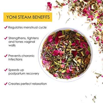 Magical Yoni. Premium Organic Yoni Steam Herbs for Cleansing // Best Natural V Steaming Detox & Fertility Kit // Rejuvenate & Heal // Vagina Detoxifying & Healing Blend (Classical Formula) (4 oz)