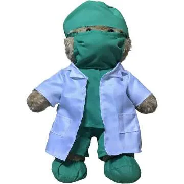 ZZZ Bears Doctor Teddy Bear Plush Toy for Kids
