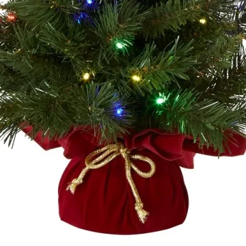 National Tree Company 2ft Pre-lit Artificial Mini Tree