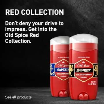 Old Spice Red Collection Captain Scent Men’s Deodorant 3.0 oz