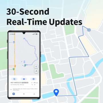 VITALGLOW GPS Tracker No Monthly Fees, Real-Time Tracking