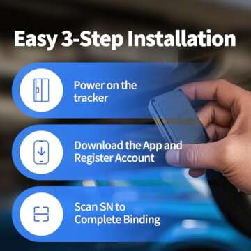 VITALGLOW GPS Tracker No Monthly Fees, Real-Time Tracking