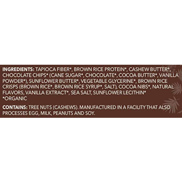 ALOHA Organic Protein Bar Chocolate Chip Cookie Dough