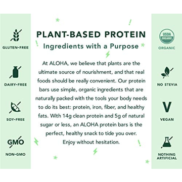 ALOHA Organic Protein Bar Chocolate Chip Cookie Dough