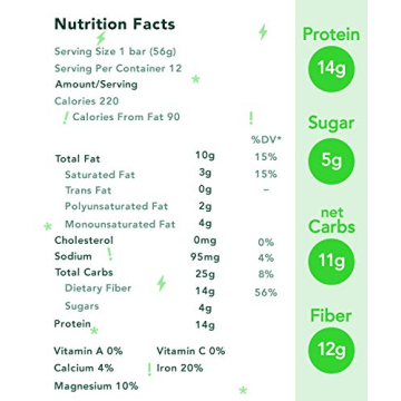 ALOHA Organic Protein Bar Chocolate Chip Cookie Dough