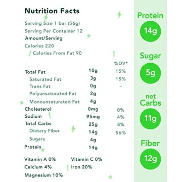 ALOHA Organic Protein Bar Chocolate Chip Cookie Dough