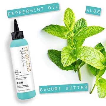 Flawless by Gabrielle Union Protective Hairstyles Gift Bundle - Scalp Soothing Tonic and Restoring Exotic Hair Oil