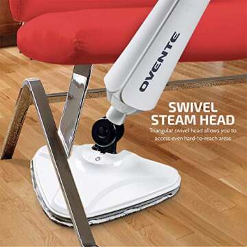 OVENTE Steam Mop Cleaner 1300W for Effective Cleaning