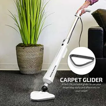 OVENTE Steam Mop Cleaner 1300W for Effective Cleaning