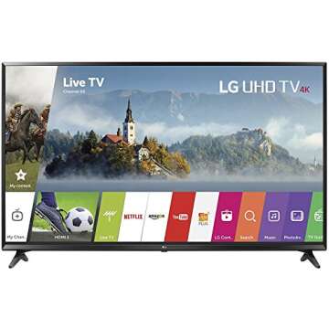 LG Electronics 55UJ6300 55-inch 4K Ultra HD Smart LED TV (2017 Model)