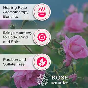 Rose Sensation Rose Water 100% Natural Anti-Aging Tonner for All Skin Types Wholesale Size of 16 Fl Oz / 500 ml