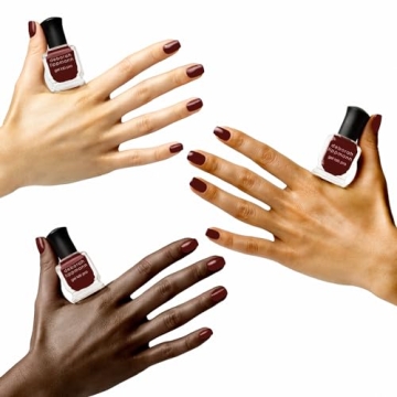 Deborah Lippmann Gel Lab Pro Nail Polish Treatment Enriched for Health, Wear, and Shine No Animal Testing, 21 Free, Vegan Red and Purple Colors