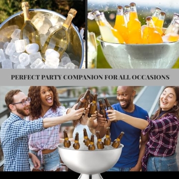 Glotime Premium Ice Bucket For Parties 12L Beverage Tub