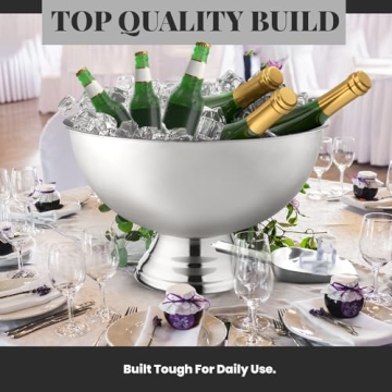 Glotime Premium Ice Bucket For Parties 12L Beverage Tub