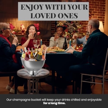 Glotime Premium Ice Bucket For Parties 12L Beverage Tub