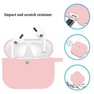 Cute Protective AirPods Pro Case with Pom Pom Keychain