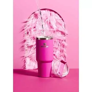 STANLEY Adventure 30oz Stainless Steel Quencher Travel Tumbler | Limited Edition (Ravishing Pink)