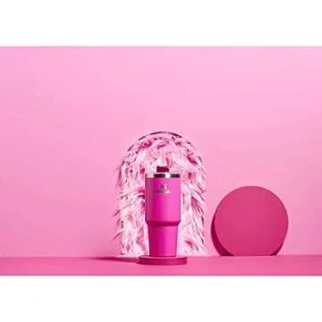 STANLEY Adventure 30oz Stainless Steel Quencher Travel Tumbler | Limited Edition (Ravishing Pink)