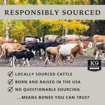 K9 Connoisseur All Natural Dog Bones Made in USA 8 Pack