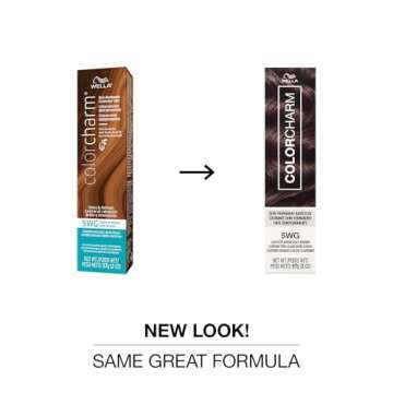 COLORCHARM Demi-Permanent Hair Color 5WG Gloss for Stunning Results