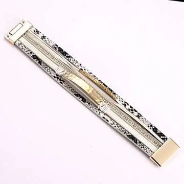 Stylish PHALIN Leather Wrap Bracelet for Women