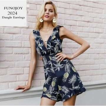 Bohemian Beaded Earrings for Women Raffia Statement Earrings Long Dangle Earrings Mother's Day Gift for Mom Daughter