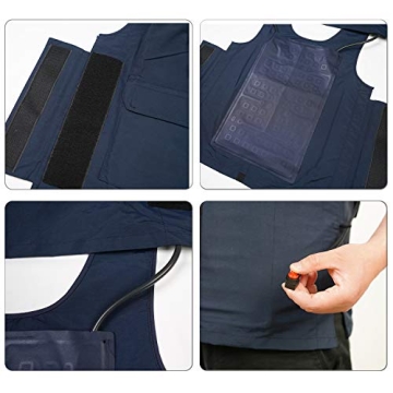 Personal Cooling Vest with Ice Water Circulation System