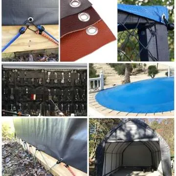 BIZOEPRO Grommet Tool Kit - 500 Pcs of Grommets Included