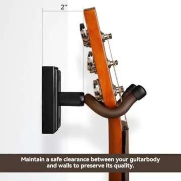DIDA Guitar Wall Mount - Solid Wood Hanger for Guitars