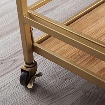 FirsTime & Co. Francesca Bar Cart - Mobile Stylish Mini Bar