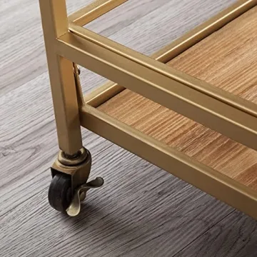 FirsTime & Co. Francesca Bar Cart - Mobile Stylish Mini Bar