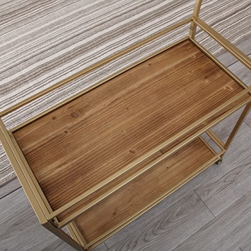 FirsTime & Co. Francesca Bar Cart - Mobile Stylish Mini Bar