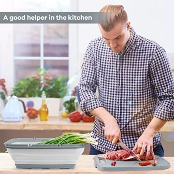 Gintan 9-in-1 Camping Cutting Board for Outdoor Cooking