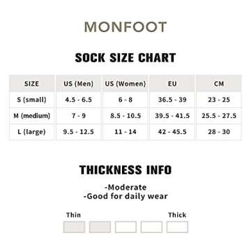 MONFOOT Women's 10 Pairs Comfortable Casual Cotton Quarter Crew Socks White Medium, multipack