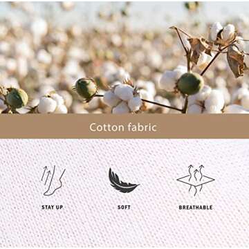 MONFOOT Women's 10 Pairs Comfortable Casual Cotton Quarter Crew Socks White Medium, multipack