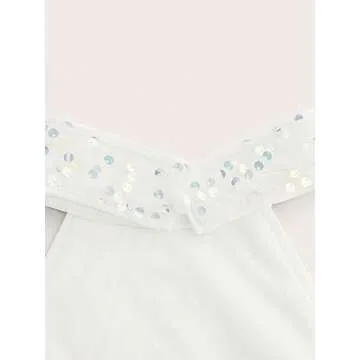 WDIRARA Sequin Halter Neck Mini Dress for Parties