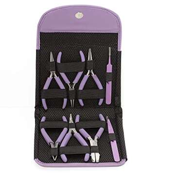 Beadsmith Fashion Color Pliers Set – 8 Jewelry Making Tools