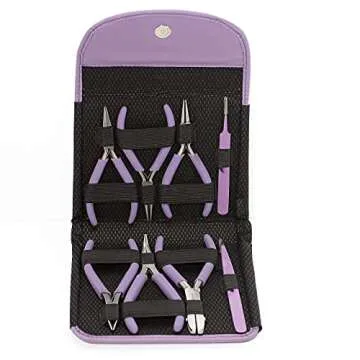 Beadsmith Fashion Color Pliers Set – 8 Jewelry Making Tools