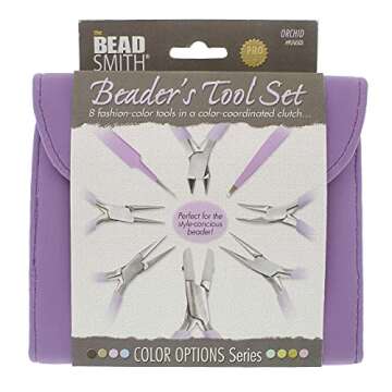 Beadsmith Fashion Color Pliers Set – 8 Jewelry Making Tools