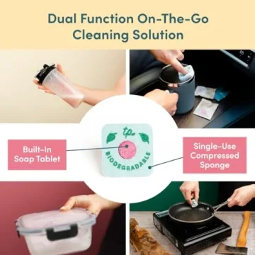 Sponge n' Go Mini Travel Soap & Sponges - 20-Pack