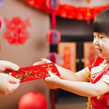 36PCS Chinese Red Envelopes for Festive Gifting