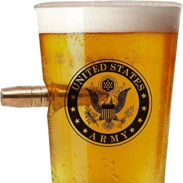 Licensed Army Pint Glass - Unique Military Gift