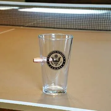 Licensed Army Pint Glass - Unique Military Gift