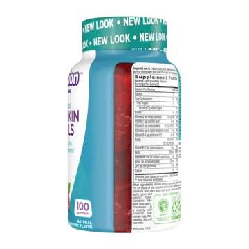 Vitafusion Gorgeous Hair, Skin Nails Multivitamin Gummy Vitamins, plus Biotin and Antioxidant vitamins CE, Raspberry Flavor, 100ct (33 day supply), from America’s Number One Gummy Vitamin Brand