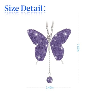 zipelo Bling Butterfly Diamond Car Accessories - Elegant Charm