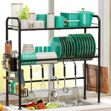 MOUKABAL Over The Sink Dish Drying Rack | Stylish & Practical