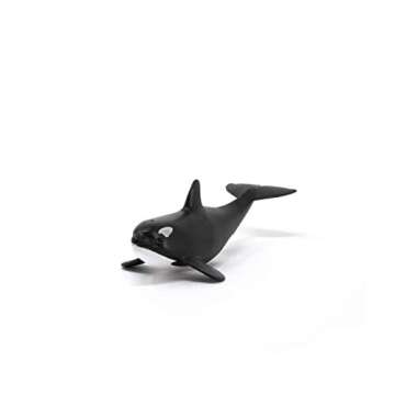 Schleich Wild Life, Ocean and Marine Life Toy Animals for Kids, Baby Orca Whale Toy Figurine, Ages 3...